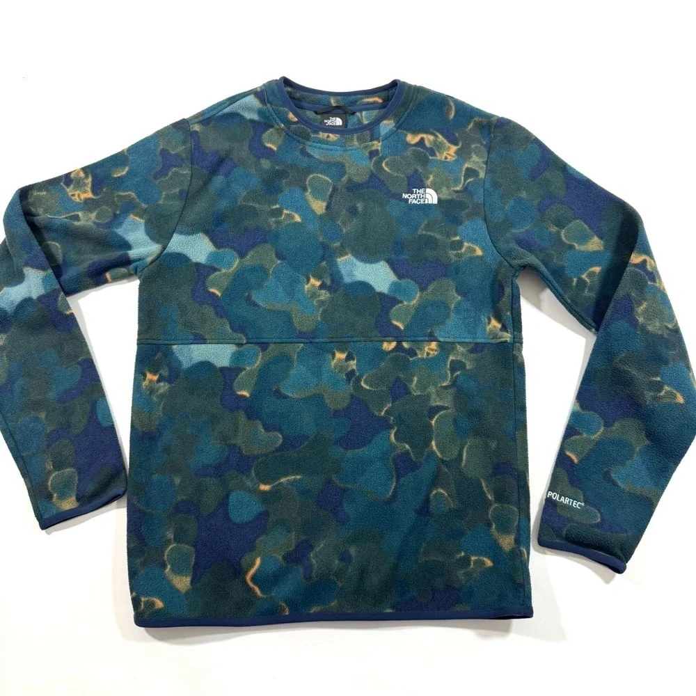 The North Face Polartec Fleece Sweatshirt Camouflage Print
